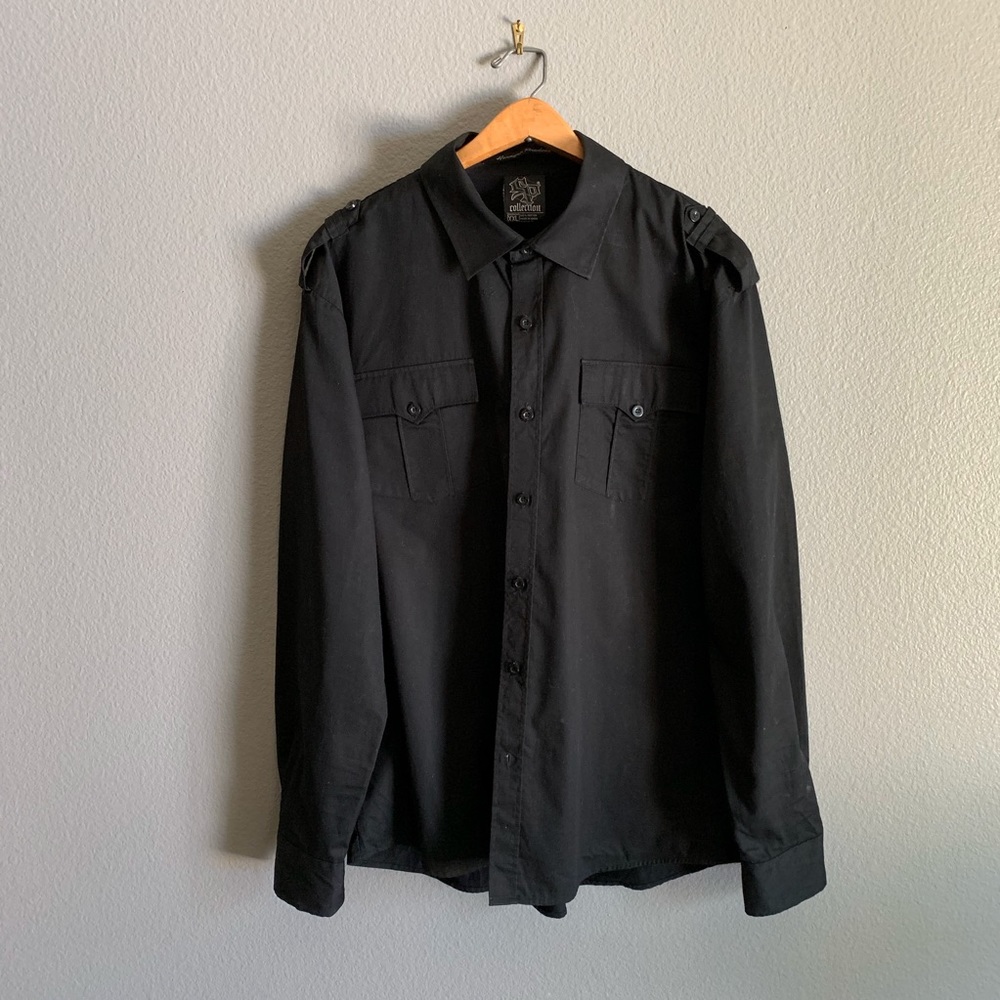 Big and tall button up shirt